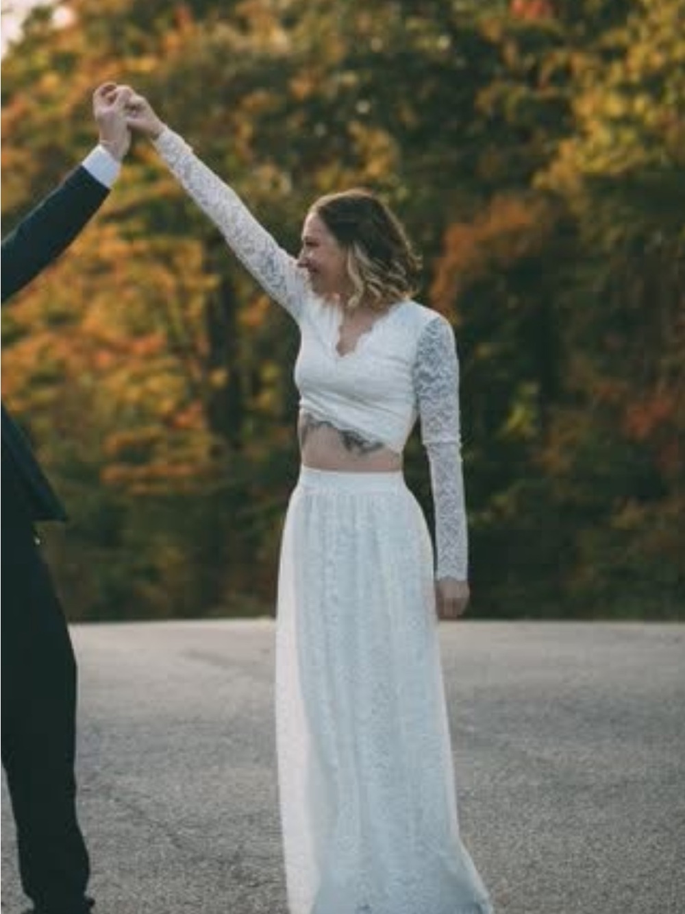 BLUSH FASHION Ivory Wedding Dress